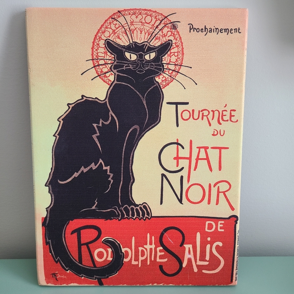 Tournee Du Chat Noir Wood Wall Plaque